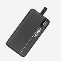 Shop Online Moxom MCK-009 Fast Charging Power Bank With Built-in Micro Connector And USB Port And Moxom MCK-009 10000mAH Power Bank With Build-in Micro Connector And LCD Display - Karout Online Shopping In lebanon