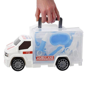 King Toys Ambulance First Aid Kit with Bag - Karout Online -Karout Online Shopping In lebanon - Karout Express Delivery