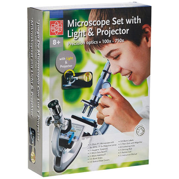 Edu Science Microscope With Light & Projector - Karout Online -Karout Online Shopping In lebanon - Karout Express Delivery
