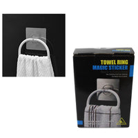 Towel Ring Magic Sticker No Drilling No Nailing Durable and Stable 15cm - Karout Online