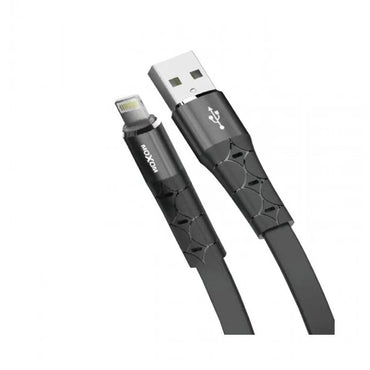 Shop Online MOXOM MX-CB08 Data/Charging Interface Flat Cable with Unique Lighting Support MOXOM MX-CB08 High Speed Transfer - Karout Online Shopping In lebanon