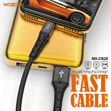 Shop Online MOXOM MX-CB28 FAST CHARGE 2.4A FAST CHARGE/DATA CONNECTOR - Karout Online Shopping In lebanon