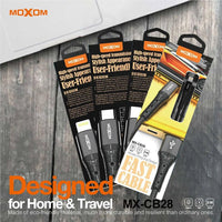 Shop Online MOXOM MX-CB28 FAST CHARGE 2.4A FAST CHARGE/DATA CONNECTOR - Karout Online Shopping In lebanon