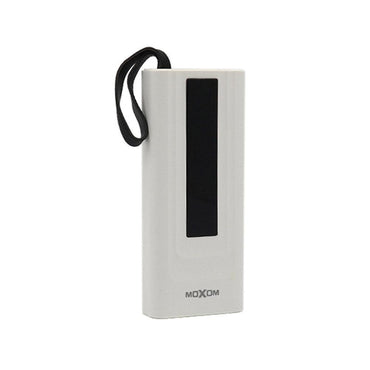 Shop Online Moxom MX-PB22 Power Bank 2 Ports Fast Charging 2.4A, Digital Display, 3 Ports Moxom MX-PB22 Wired Power Bank with LCD Display, 10000mAh - Karout Online Shopping In lebanon