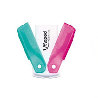 Maped - Technic Wings Eraser Refillable Md-127312 Green & Fuchsia Stationery