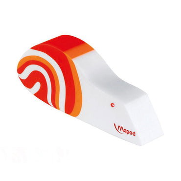 Maped 119711 Ergo Fun Fancy Assorted Design Eraser Orange Stationery