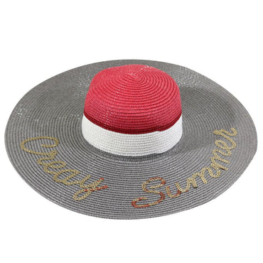 Straw  Wide Brim Women Hat N-11 - Karout Online -Karout Online Shopping In lebanon - Karout Express Delivery