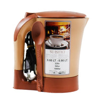 Su Isitici  Plastic Electric Kettle With Spoon 1000 watt - Karout Online -Karout Online Shopping In lebanon - Karout Express Delivery