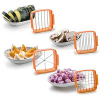 Nicer Dicer Quick Genius, 7 Pieces, Stainless Steel - Karout Online -Karout Online Shopping In lebanon - Karout Express Delivery