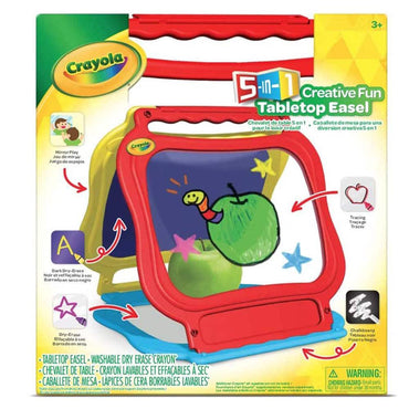 Crayola 5-in-1 Creative fun Tabletop Easel - Karout Online -Karout Online Shopping In lebanon - Karout Express Delivery