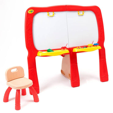 Crayola Super Duper Art Studio Easel and Desk With Chair - Karout Online -Karout Online Shopping In lebanon - Karout Express Delivery