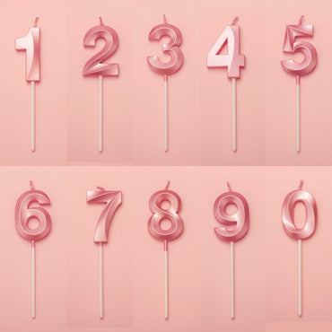 Birthday New Digital Number Candle / 22FK143
