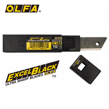 Olfa Ultra Cutter Sharp Heavy Duty Blades Black 18mm 10 pcs - Karout Online -Karout Online Shopping In lebanon - Karout Express Delivery
