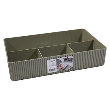 Lova Plastic Four Compartment Stackable Organizer - Karout Online -Karout Online Shopping In lebanon - Karout Express Delivery