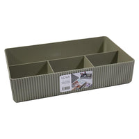 Lova Plastic Four Compartment Stackable Organizer - Karout Online -Karout Online Shopping In lebanon - Karout Express Delivery