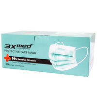 3Xmed Protective Mask Green 3 Ply 50 PCS - Karout Online -Karout Online Shopping In lebanon - Karout Express Delivery