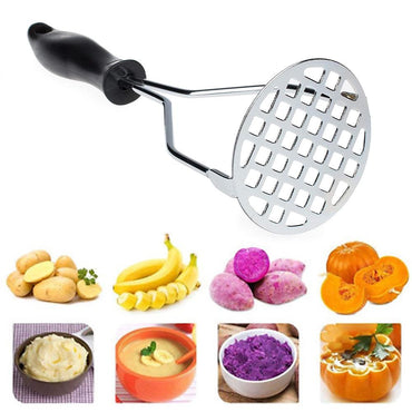 Potato masher stainless steel with Plastic Handle - Karout Online -Karout Online Shopping In lebanon - Karout Express Delivery