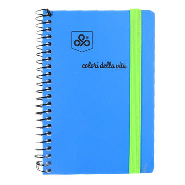 OPP Colori Della Vita Fluo Spiral With Elastic - 72 sheets / 7.5 x 10.5 cm - Karout Online -Karout Online Shopping In lebanon - Karout Express Delivery
