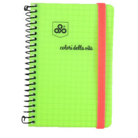 OPP Colori Della Vita Fluo Spiral With Elastic - 72 sheets / 7.5 x 10.5 cm - Karout Online -Karout Online Shopping In lebanon - Karout Express Delivery