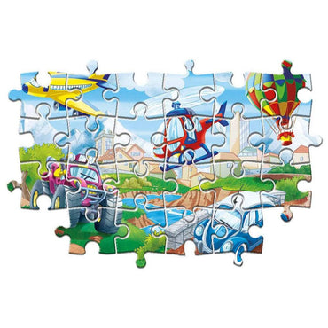 Clementoni  Puzzle Means of Transport - Karout Online -Karout Online Shopping In lebanon - Karout Express Delivery