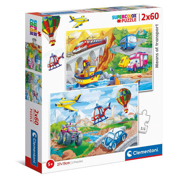Clementoni  Puzzle Means of Transport - Karout Online -Karout Online Shopping In lebanon - Karout Express Delivery