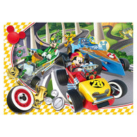 CLEMENTONI Mickey And The Roadster Racer Supercolor Frame Puzzle - Karout Online -Karout Online Shopping In lebanon - Karout Express Delivery