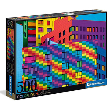 Clementoni Puzzle Color Boom 500 pieces - Karout Online -Karout Online Shopping In lebanon - Karout Express Delivery