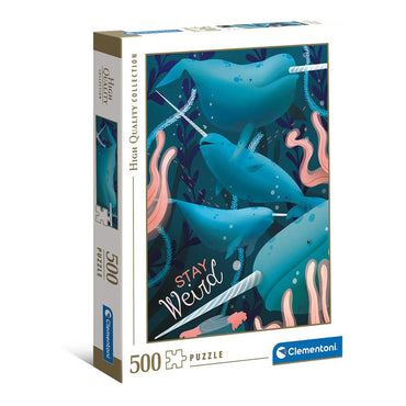 Clementoni Narwhal Puzzle 500 pcs - Karout Online -Karout Online Shopping In lebanon - Karout Express Delivery
