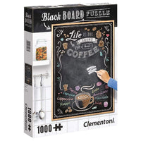 Clementoni Blackboard Puzzle Coffee 1000 pieces - Karout Online -Karout Online Shopping In lebanon - Karout Express Delivery