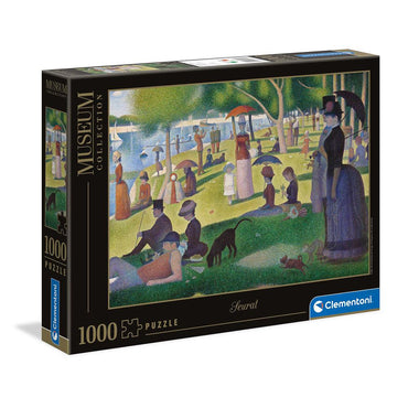 Clementoni Seurat A Sunday on La Grande Puzzle 1000 pcs - Karout Online -Karout Online Shopping In lebanon - Karout Express Delivery