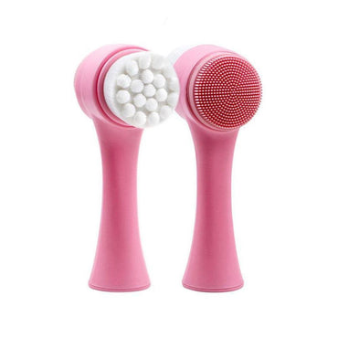 Brush Silicone Double-sided Face Cleaning Brush / 24763 - Karout Online -Karout Online Shopping In lebanon - Karout Express Delivery