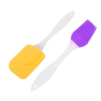 Silicone Spatula and Brush Set ( 2 Pcs) - Karout Online -Karout Online Shopping In lebanon - Karout Express Delivery