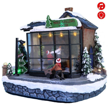Musical & Lighted Christmas Village.