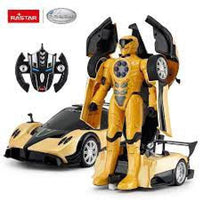 Rastar Remote Control  Pagani Transformable 2.4G RC Series Yellow - Karout Online -Karout Online Shopping In lebanon - Karout Express Delivery
