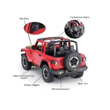 Rastar Remote Control  Off Road  1:14 Jeep Wrangler JL - Karout Online -Karout Online Shopping In lebanon - Karout Express Delivery