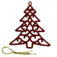 Christmas Glitter Tree for Tree Decoration (2 Pcs) - Karout Online -Karout Online Shopping In lebanon - Karout Express Delivery