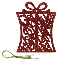 Christmas Glitter Gift Box Tree Decoration (2 Pcs) - Karout Online -Karout Online Shopping In lebanon - Karout Express Delivery