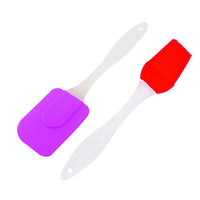Silicone Spatula and Brush Set ( 2 Pcs) - Karout Online -Karout Online Shopping In lebanon - Karout Express Delivery