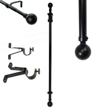 Metal Curtain Pole Adjustable Rod - Karout Online -Karout Online Shopping In lebanon - Karout Express Delivery