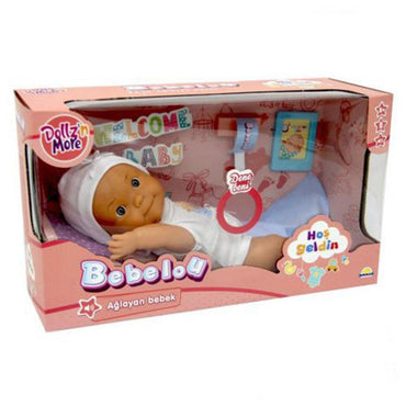 Crafy Doll Bebelou The Crib Cying 30 cm - Karout Online -Karout Online Shopping In lebanon - Karout Express Delivery
