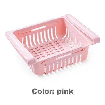 Refrigerator Storage Basket Pull-Out Refrigerator Storage Box Multifunctional Household Storage Tool / 222732