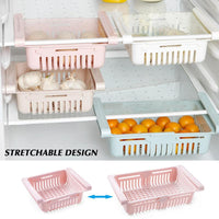 Refrigerator Storage Basket Pull-Out Refrigerator Storage Box Multifunctional Household Storage Tool / 222732