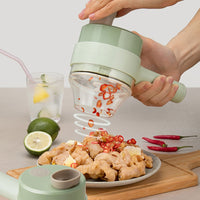 (NET)Multifunctional Electric Chargeable Handheld Food Chopper Food Processor / 651364 / KN-452