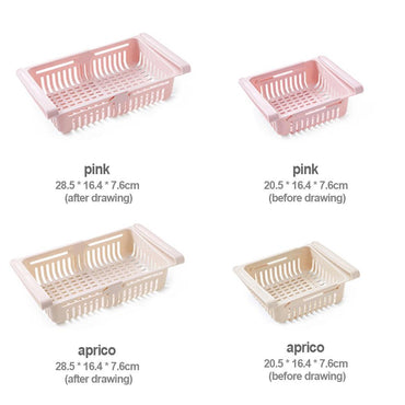 Refrigerator Storage Basket Pull-Out Refrigerator Storage Box Multifunctional Household Storage Tool / 222732