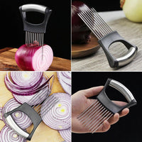 **NET**Chopping Handle  Stainless Steel Needle Onion Plug Fixer / 22FK229