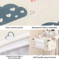JR23-20 Foldable Clothes Storage Bag Blanket Quilt Closet Sweater Storage Box 60 x 40 x 30cm