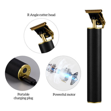 (net) Professional Electric Hair Clipper Rechargeable Hair Cutting Machine for Men / 22FK219 / 7232
