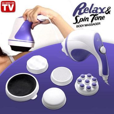 Relax and spin tone massager / MA-118 - Karout Online -Karout Online Shopping In lebanon - Karout Express Delivery