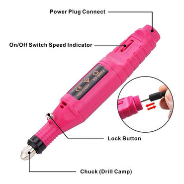 Mini Nail Machine, Variable Speed Rotary Detail Carver - Karout Online -Karout Online Shopping In lebanon - Karout Express Delivery