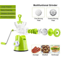 Multifunctional Plastic Manual Meat Grinder Manual Filling Machine Enema Home Kitchen Supplies Chopper Hand Operated /JR-1 - Karout Online -Karout Online Shopping In lebanon - Karout Express Delivery